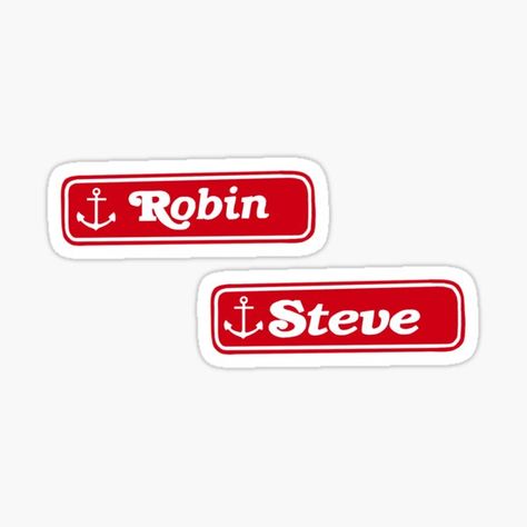 Robin And Steve Stranger Things, Robin Name, Steve Stranger Things, Scoops Ahoy, Stranger Things Merch, Stranger Things Logo, Stranger Things 3, Small Canvas Art, Vsco Girl