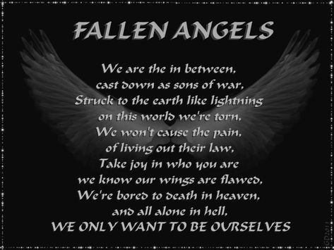 Fallen Angel Poems And Quotes by @quotesgram Fallen Angel Quotes, We Are The Fallen, Bride Quotes, Angel Quotes, Band Quotes, Andy Black, Fallen Angels, Andy Biersack, Veil Brides