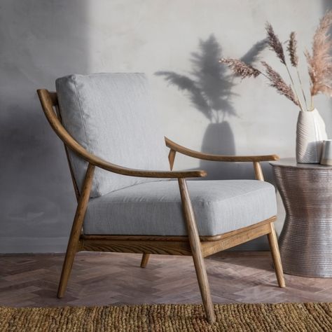 The Adelaide armchair is upholstered in the finest linen with soft wooden frame. The perfect armchair with its understated design and comfort, Adelaide will become your favourite spot to relax. With swooping curved design for the armrest, there is a hint of Scandinavian design. Available in light grey, tan, and dark grey, to suit any room's colour palette. Ideal for a nook in your home looking for some love, the Adelaide will take pride of place in your living room, study, and communal area.&nbs Funky Chairs, Square Sofa, Arm Chair Styles, Linen Armchair, Contemporary Chairs, Beautiful Chair, Sofa Sale, Chairs For Sale, Occasional Chairs