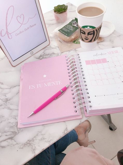 Pink Home Offices, Pink Girlboss, Girl Boss Office, Girly Office, Pink Academia, Pink Planner, Fancy Flowers, Youtube Channel Ideas, Desk Planners