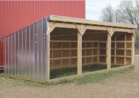 DIY Easy Horse Shelter | EASY DIY and CRAFTS Pig Stalls Ideas, Cow Shelter Ideas, Cattle Shelter, Cow Shelter, Diy Shelter, Horse Shelters, Cow Barn, Horse Shed, Livestock Shelter