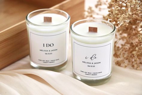 Classy Wedding Favors, Candle Favors Wedding, Wedding Favor Candles, Wedding Doorgift, Bridal Shower Favours, Ikea Wedding, Wedding Candle Favors, Bulk Wedding Favors, Engagement Party Favors