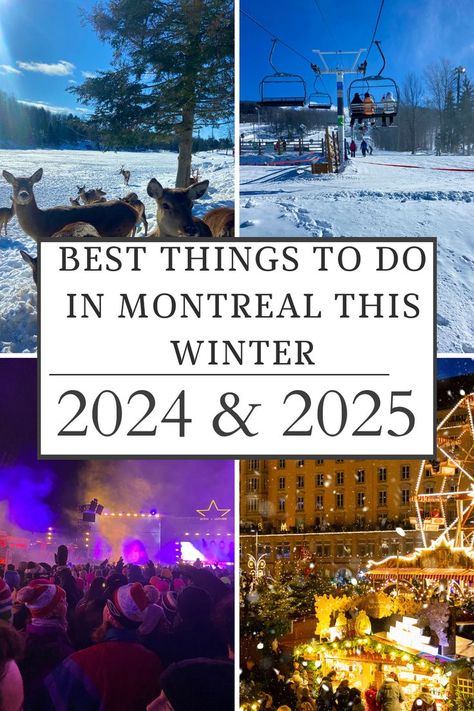 ❄️ Winter in Montreal is here! From picturesque ice skating rinks to Christmas Markets, my blog post covers the best ways to experience the the 2024/2025 season. 🌨️ Whether you're wandering snow-covered streets or encountering wolves & arctic foxes at Park Omega, Montreal is a winter wonderland waiting for you. 🏙️✨ #MontrealWinter #ExploreMontreal #WinterActivities #TravelMontreal #CanadaAdventures #SnowyEscapes #CityTravel #MontrealGuide #WinterGetaways #ThingsToDoInMontreal Montreal Activities, Winter In Montreal, Montreal Christmas, Montreal In Winter, Montreal Winter, Montreal Travel Guide, Arctic Foxes, Canada Christmas, Montreal Travel