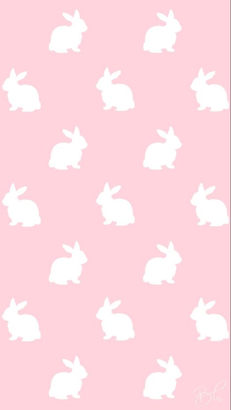 Bunnies Wallpaper Iphone, Bunnies Wallpaper Aesthetic, April Flowers Wallpaper, Pink Easter Background, Pink Rabbit Aesthetic, Pink Easter Aesthetic, Cute Easter Wallpaper Iphone, Easter Backgrounds Aesthetic, Easter Widgets