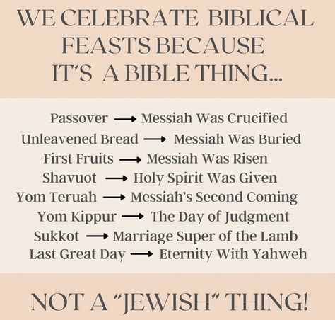 Biblical Feasts, Jewish Feasts, Feasts Of The Lord, Messianic Judaism, Bible Study Lessons, Bible Facts, Bible Prophecy, Scripture Study, Bible Knowledge