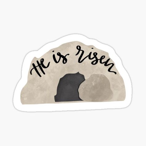 Lenten Season, Faith Stickers, He Is Risen, Cameo Projects, Easter Party, City Aesthetic, Vinyl Decal Stickers, Vinyl Decal, Jesus