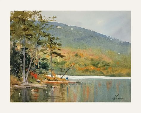 Andy Evansen Andy Evansen, Easy Watercolor Paintings, Watercolor Painting For Beginners, Watercolor Art Landscape, Watercolor Art Journal, Step By Step Watercolor, Watercolor Paintings Easy, Diy Watercolor, Watercolor Paintings Tutorials