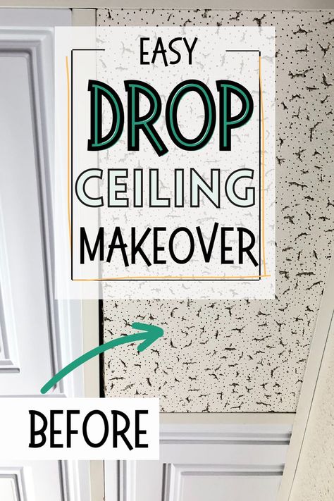 Drop Ceiling Tiles Diy, Modern Ceiling Ideas, Cheap Ceiling Covering Ideas, Office Ceiling Tiles, Diy Drop Ceiling, Decorative Drop Ceiling Tiles, Ceiling Tiles Diy, Cheap Ceiling Ideas, Drop Ceiling Makeover