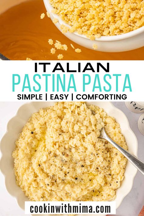 This Italian Pastina Pasta brings together the best of simplicity and flavor! Every bite is absolutely delicious and even the little ones will love it. It’s especially perfect for anyone craving a bit of Italy. Give this easy and tasty dish a try today and I know you’ll love it! Tiny Star Pasta Recipes, Pastina Recipes For One, Italian Pastina, Pastina Recipes Butter, Simple Pastina Recipes, Pastina Recipes No Egg, Stelline Pasta Recipes, Viral Pastina Recipe, How To Cook Pastina