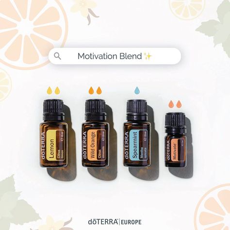 Motivation Diffuser Blend Motivate Diffuser Blend Doterra, Doterra Motivate, Doterra Blends, Doterra Diffuser, Doterra Diffuser Blends, Doterra Essential Oils Recipes, Diffuser Oil, Essential Oil Plants, Diffuser Blend