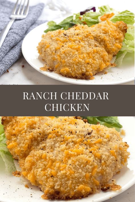 Ranch Cheddar Chicken Recipe Healthy Easy Food Recipes, Recipe Dinner Healthy, Ranch Cheddar Chicken, Easy Food Recipes, Chicken Ranch, Cheddar Chicken, Easy Baked Chicken, Recipe Dinner, Everyday Dishes