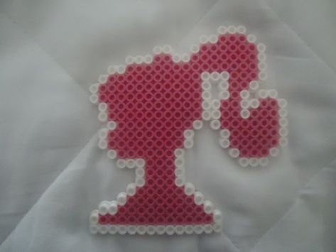 Barbie Logo by PerlerHime - Kandi Photos on Kandi Patterns Boyfriends Gift, Hama Mini, Perler Projects, Perler Ideas, Pearl Beads Pattern, Barbie Logo, Hamma Beads, Hama Beads Design, Diy Perler Bead Crafts