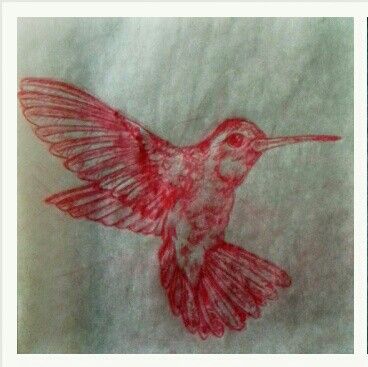 Hummingbird tattoo sketch by - Ranz Red Hummingbird Tattoo, Hummingbird Designs, Red Hummingbird, Sailor Tattoo, Small Tats, Hummingbird Tattoo, Red Tattoos, Tattoo Sketch, Cover Up Tattoo