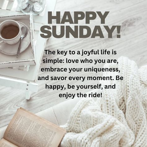 Happy Sunday! Sundays are the perfect time to slow down, reflect, and soak up the beauty around you. Today, remind yourself of this simple truth: Joy begins within. 💛 Love who you are unapologetically, embrace every unique part of you, and savor the little moments that make life sweet. Let’s take a step back from the hustle and fully enjoy the ride today! What’s one thing you’re doing to make this Sunday joyful? Let me know in the comments! 💬⬇️ #HappySunday #SelfLove #EmbraceJoy #Grat... Sunday Quotes Inspirational, Sunday Reflection, Weekend Wishes, Living Intentionally, Sunday Inspiration, Sunday Motivation, Easy Like Sunday Morning, Happy Sunday Quotes, Sunday Quotes