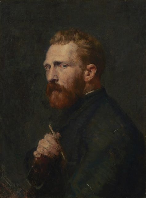 John Peter Russell - Portrait of Vincent van Gogh - Van Gogh Museum فنسنت فان جوخ, John Russell, Istoria Artei, Vincent Van Gogh Art, Arte Van Gogh, Van Gogh Museum, Edvard Munch, Portrait Paintings, Fauvism