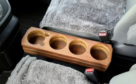 Mother Of All Cup Holders - Honda Element Owners Club Forum Diy Car Cup Holders, Honda Element Camping, Nalgene Bottle, Car Life, Custom Car Interior, Honda Element, Diy Holder, Car Ideas, Miyagi