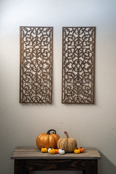 Lattice Wall Decor, Lattice Wall, Wood Home, Radiator Cover, Spanish House, Wood Home Decor, Geometric Wall Art, Geometric Wall, Decorative Wall