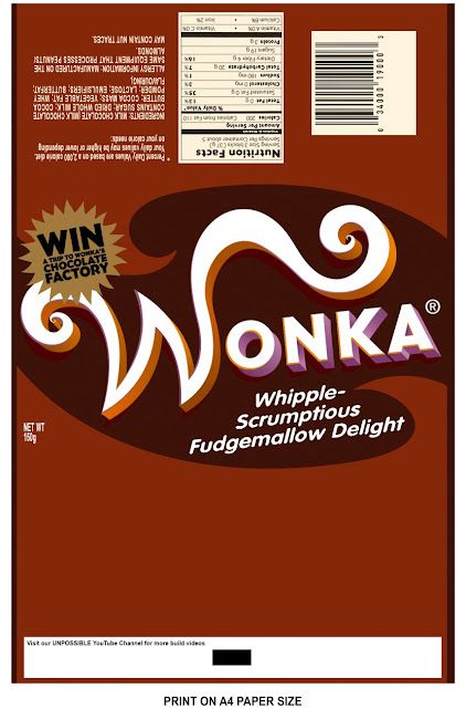 Wonka Bar Template, Wonka Bar Wrapper Free Printable, Willy Wonka Chocolate Bar, Charlie And The Chocolate Factory Crafts, Wonka Chocolate Bar, Golden Ticket Template, Willy Wonka Chocolate, Wonka Bar, Wonka Chocolate