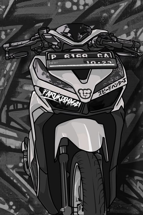 Logo Vario 150 Vector, Vario Vector, Wallpaper Vario, Logo Vario, Motorcycle Graffiti, Honda Click 125i, Vector Motor, Honda Click, Iphone Wallpaper Bright