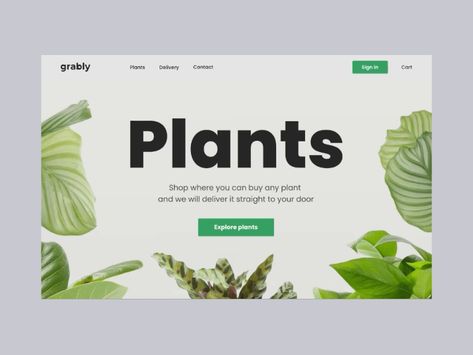 Plant Shop Website Design, Plants Shop Design, Plant Website, Plants Store, Medical Website Design, Presentation Board Design, Plant Store, Best Ui Design, Webdesign Inspiration