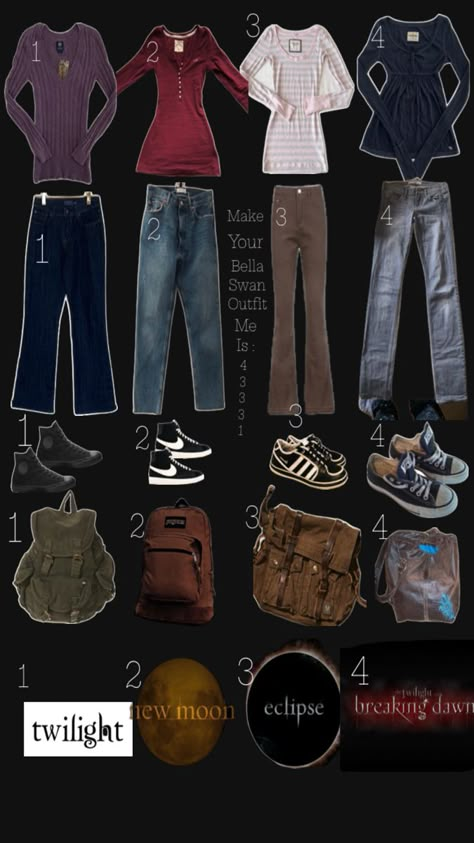 Twilight fan              Hi people I find my style !!!!!!!! Is Bella swan or just twilight style Bella Swan Outfit, Twilight Style, Swan Outfit, Find My Style, Bella Swan Aesthetic, Twilight Outfits, Epic Clothes, Cold Outfit, Outfit Inso