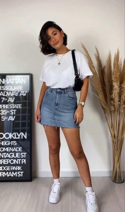 Casual Day Outfits, Causual Outfits, Summer Fashion Outfits, Looks Style, Casual Style Outfits, Mode Inspiration, Outfit Casual, Looks Vintage, College Outfits