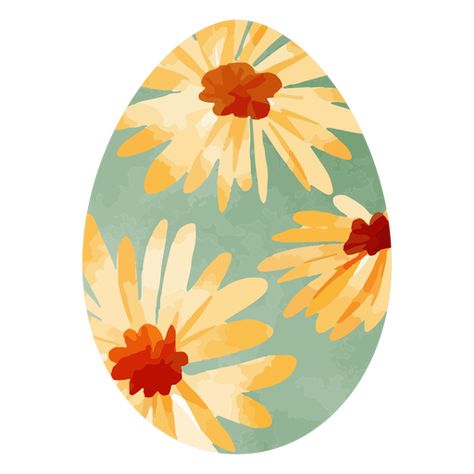 Easter Egg Cartoon, Egg Watercolor, Easter Egg Art, Easter Cards Handmade, Easter Books, Rock Flowers, Easter Images, Watercolor Png, Easter Egg Painting