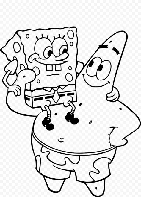 Spongebob Coloring Pages, Papan Tulis Kapur, Spongebob Coloring, Spongebob And Patrick, Spongebob Drawings, Grayscale Coloring Books, Coloring Page Ideas, Disney Colors, Cartoon Coloring Pages