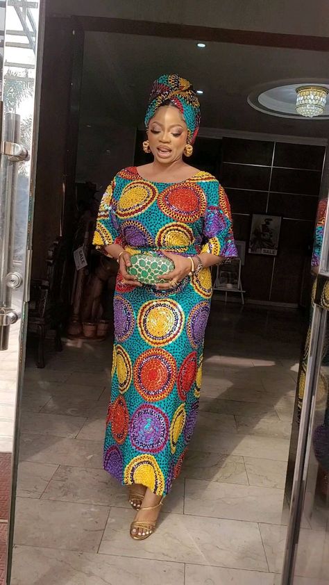 Iro Gown Ankara, Buba And Wrapper Styles, Oleku Iro And Buba Ankara, Iro And Buba Styles Lace, Chiffon Bubu Gown Styles, Buba Styles, Iro And Buba, Kitenge Fashion, African Lace Styles