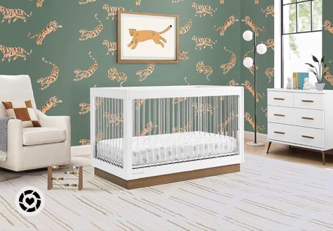 Acrylic cribs are such a vibe! Delta Children Sloane 4-in-1 Acrylic Convertible Crib - Includes Conversion Rails, Bianca White w/Melted Bronze Follow my shop @houseofwestminster on the @shop.LTK app to shop this post and get my exclusive app-only content! #liketkit #LTKbaby #LTKhome #LTKbump @shop.ltk Delta Crib, Acrylic Crib, Baby Nursery Furniture Sets, Mattress Pad Cover, Dream Nurseries, Toddler Mattress, Adjustable Mattress, Delta Children, Baby Nursery Furniture