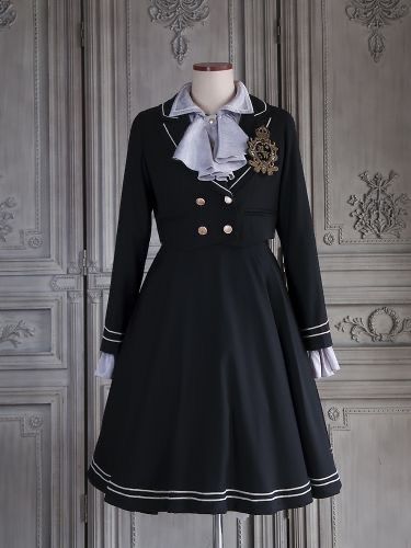 Uniform Design School, Vintage School Uniform, Dresses Elegant Short, Vintage Uniform, School Uniform Fashion, School Uniform Outfits, Jacket Blouse, Lolita Outfits, Uniform Dress