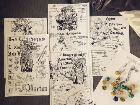 Dnd Character Sheet, Dnd Crafts, Nerd Crafts, Dnd Races, Custom Character, Dragon Rpg, Character Sheets, One D, Cartoon Sketches