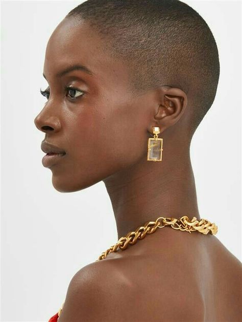 Bald Haircut, Bald Head Women, Bald Hair, Bald Women, Shaved Head, Halter Strap, Hair Regrowth, Short Natural Hair Styles, Buzz Cut