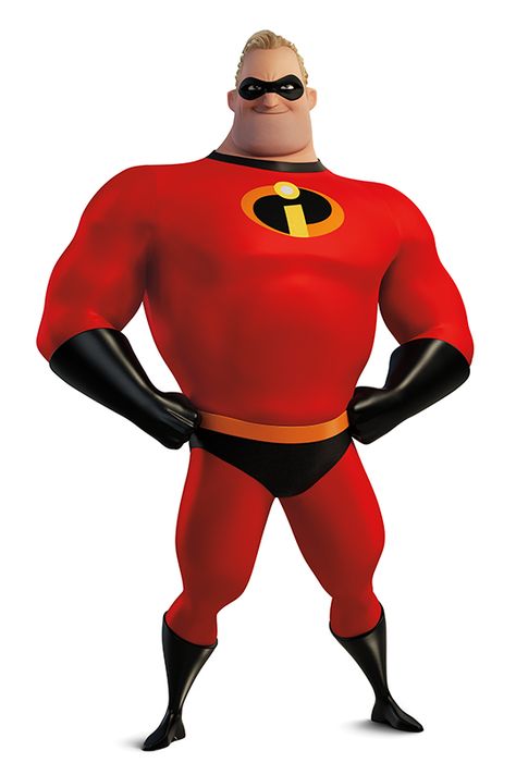 Robert "Bob" Parr, also known as Mr. Incredible, is the protagonist of Disney/Pixar's 2004 hit animated feature film, The Incredibles and is the deuteragonist in the 2018 sequel. Mr. Incredible is a person from a race of humans born with superpowers, and is referred to as a "Super". He was one... Bob Parr, Character Design Tips, Disney Incredibles, Mr Incredible, Disney Wiki, Pixar Characters, Ur Mom, Disney Images, Green Neon