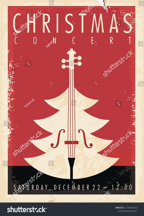 Christmas concert retro poster design for musical event. New year holiday theme.poster#design#retro#Christmas Christmas Grafic Design, Christmas Poster Design Graphics, Christmas Concert Poster, Winter Poster Design, Christmas Poster Design Ideas, Muse Poster, Retro Poster Design, Holiday Poster Design, Christmas Poster Design