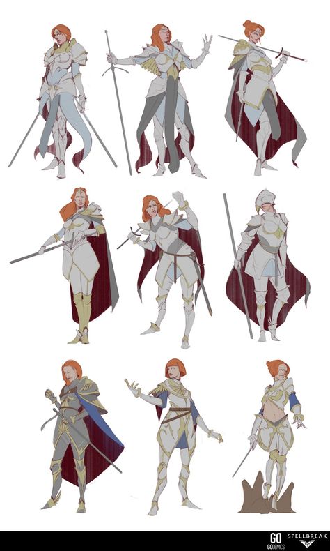 Medieval Fantasy Drawing, Concept Art Character Design References, Knight Pose, Knights Design, Fantasy Pose, Different Poses, Female Knight, 다크 판타지, Knight Art