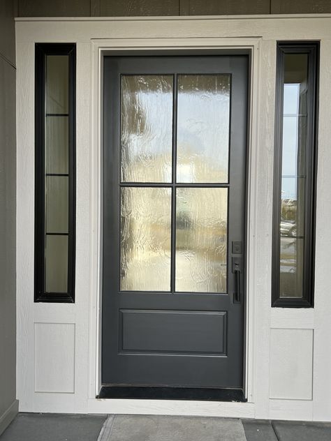 Frosted Glass Patio Door, Exterior Doors With Privacy Glass Panels, 3/4 Glass Door, Half Glass Door, Glass Security Front Door, Seeded Glass Front Door, Privacy Front Door Glass, Full Light Front Door, Reed Glass Front Door