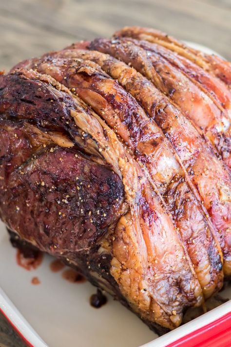 Bone In Prime Rib Roast, Prime Rib Roast Recipe Bone In, Bone In Prime Rib, Prime Rib Roast Recipe Ovens, Bone In Rib Roast, Cooking Prime Rib Roast, Beef Rib Roast, Prime Rib Roast Recipe, Ribeye Roast