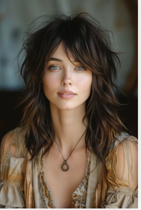 Hair 2024, Haircuts For Medium Hair, Shag Haircut, Curtain Bangs, Medium Hair, Straight Hair, Girl Face, Hair Cut, Medium Hair Styles