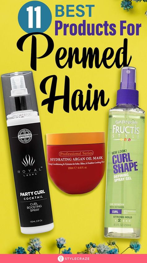 11 Best Products For Permed Hair: Choosing the best products for permed hair can be really difficult. But there is nothing to worry about as we have laid down a comprehensive list of the best products for curly hair here. Check out the list and find the ideal hair products for permed hair. #PermedHair #Hair #Haircare Perm Hair Care Tips, Permed Hair Routine, Best Product For Permed Hair, Perm Hair Care Products, Caring For Permed Hair, How To Take Care Of Permed Hair, How To Care For Permed Hair, Shampoo For Permed Hair, Products For Permed Hair Curls