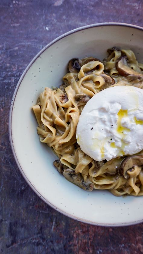 Wild Mushroom Tagliatelle with Truffle Burrata – The Glasgow Diet | Food & Travel Blog