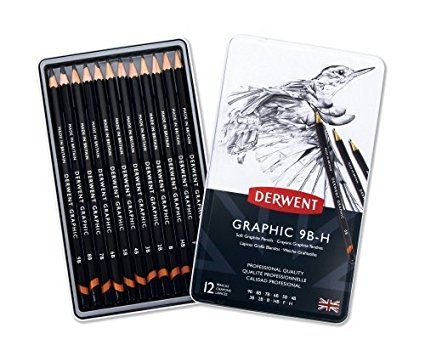 Derwent Pencils, Led Pencils, F H, Art Pencils, Tin Art, Graphite Drawings, Graphite Pencils, Craft Accessories, Pencil Drawing