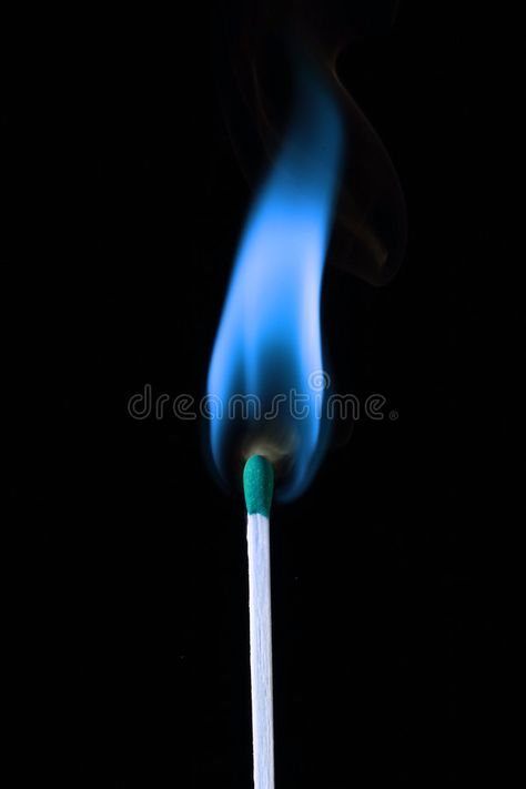 Blue Flame. A single wooden match with a blue flame, over black , #SPONSORED, #single, #wooden, #Blue, #Flame, #flame #ad Blue Fire Painting, Blue Flame Aesthetic, Ignihyde Dorm, Blue Flame Candle, Blue Flame Tattoo, Leo Aesthetic, Flame Tattoo, Blue Graffiti, Tattoo Filler