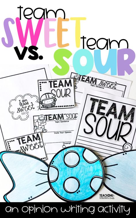 Team Sweet vs. Team Salty! An engaging opinion writing unit! Students choose their team with a fun taste test and then write an opinion piece! Opinion Writing Activities For 2nd Grade, Opinion Writing Project, Opinion Writing 2nd Grade, Third Grade Opinion Writing, Elementary Opinion Writing Prompts, Persuasive Writing Activities, Elementary Writing Activities, Opinion Writing Activities, Writing Organization