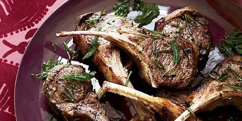 Lamb Chops with Frizzled Herbs Recipe - Melissa Rubel Jacobson | Food & Wine Passover Lamb Recipe, Passover Lamb, Lamb Loin Chops, Lamb Loin, How To Cook Lamb, Lamb Chop Recipes, Grilled Lamb, Herb Recipes, Passover Recipes