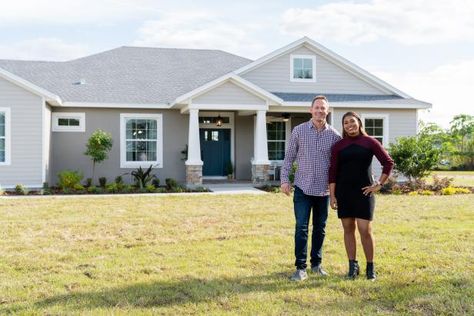 HGTV orders 10 new episodes of '100 Day Dream Home' starring Brian and Mika Kleinschmidt. New season coming in 2022. 100 Day Dream Home, Fixer Upper Tv Show, Home Day Care, Chip And Jo, Family Day Care, Hgtv Shows, Historic Renovation, House Family, Hgtv Dream Home