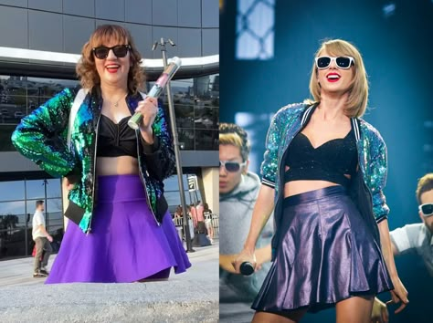 Costume Ideas Taylor Swift, Swiftie Costume Ideas, Plus Size Eras Tour, Taylor Swift Winter Concert Outfits, Girls Taylor Swift Costume, Eras Tour Outfits Ttpd Ideas, Taylor Swift Cosplay, Taylor Swift Eras Tour Outfits Plus Size, Taylor Swift Diy Outfits