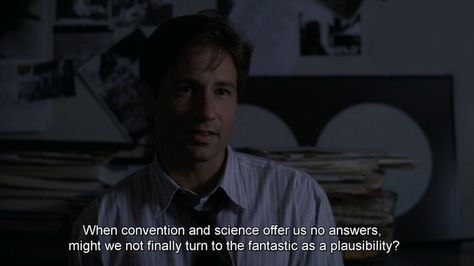 http://www.muupe.com/category/X-Files/ The 23 Best Lines From Fox Mulder On "The X-Files" The X Files Quotes, X Files Quotes, Spooky Mulder, Hot Love Quotes, Best Tv Couples, Mulder Scully, Between Two Worlds, Fox Mulder, Dana Scully