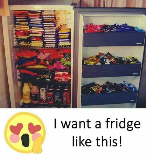 Woohooo!!😱 My dream Fridge.. Hahaha😂 Chocolate Love Quotes, Chocolate Lovers Quotes, Dream Fridge, Girly Facts, Childhood Memories Quotes, Chocolate Quotes, I Love Chocolate, Crazy Girl Quotes, Crazy Quotes