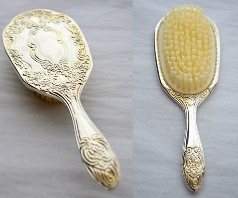 Vintage 60s Silver Vanity Hair Brush / by RedLightVintageShop, $14.00 Toned Hair, Silver Vanity, Tone Hair, Just Girly Things, Vintage Hairstyles, Vintage 60s, Hair Brush, Antique Style, Girly Things